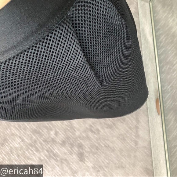 Bebe skirt black open waffle weave scuba mini - Picture 6 of 9